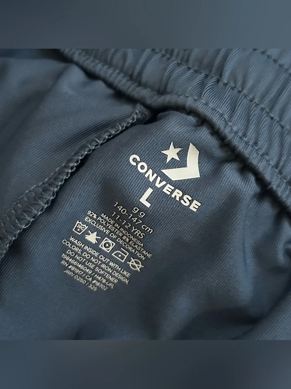 Converse Navy Layered Athletic Shorts